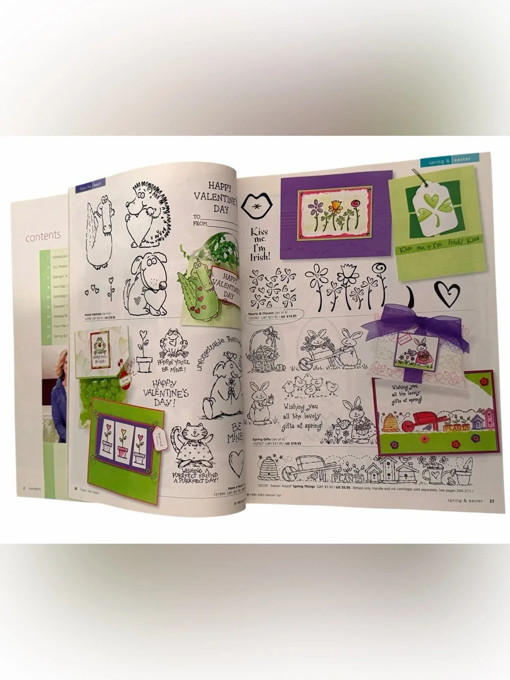 Stampin' Up! Idea Book & Catalog 2003-2004 Edition